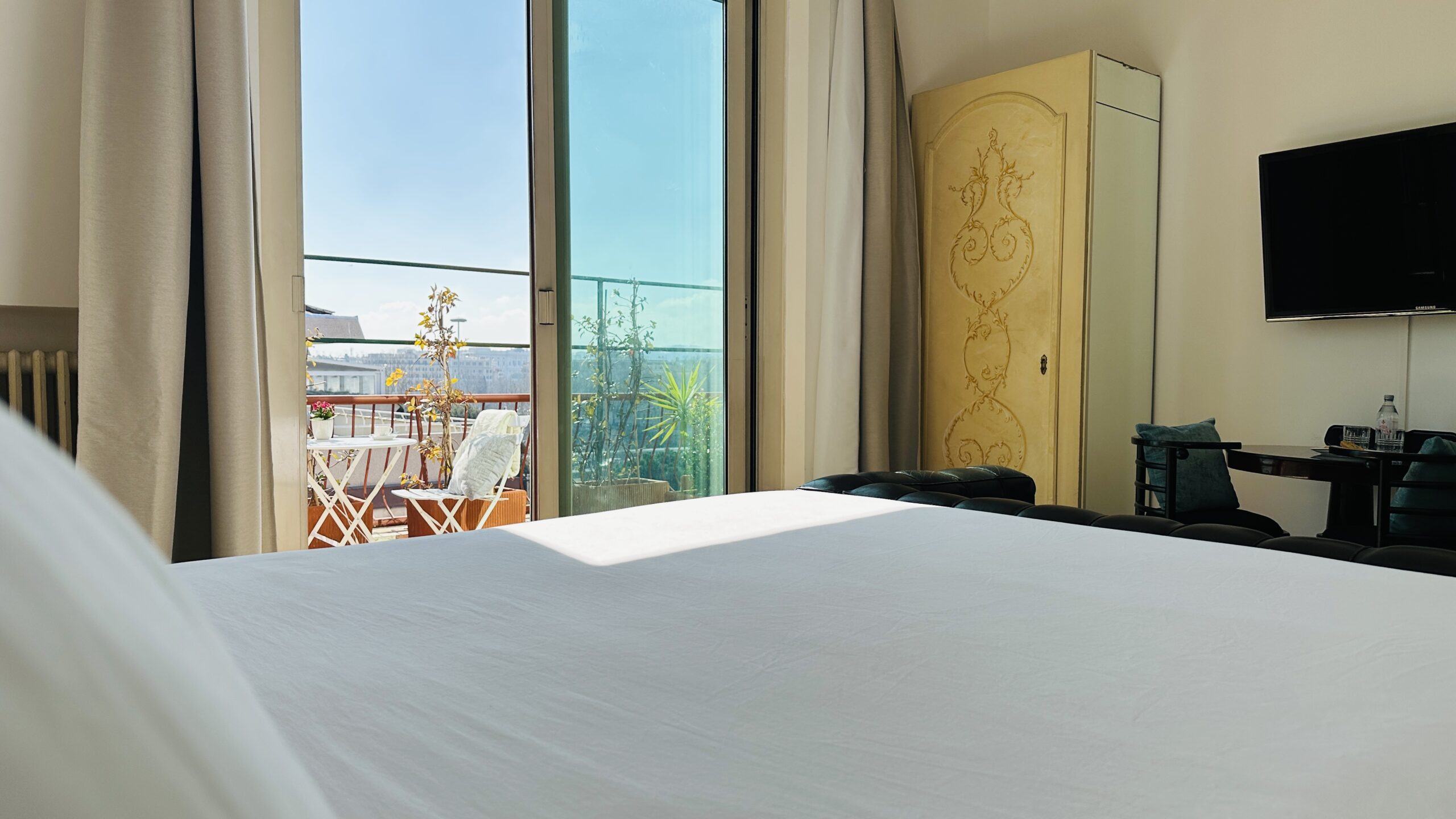Deluxe Double Room with Private Balcony